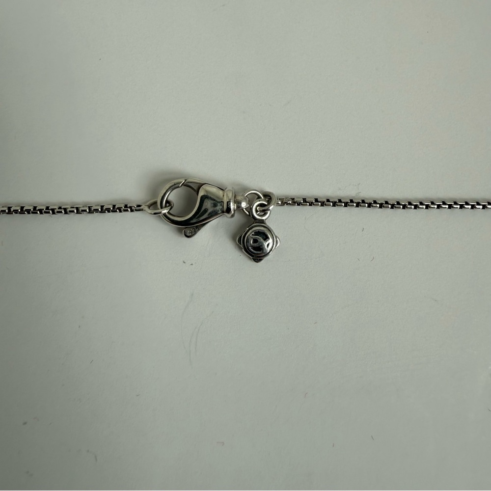 David Yurman Mobile Pendant Necklace Sterling Silver 18K Gold 17.5” - Picture 5 of 5